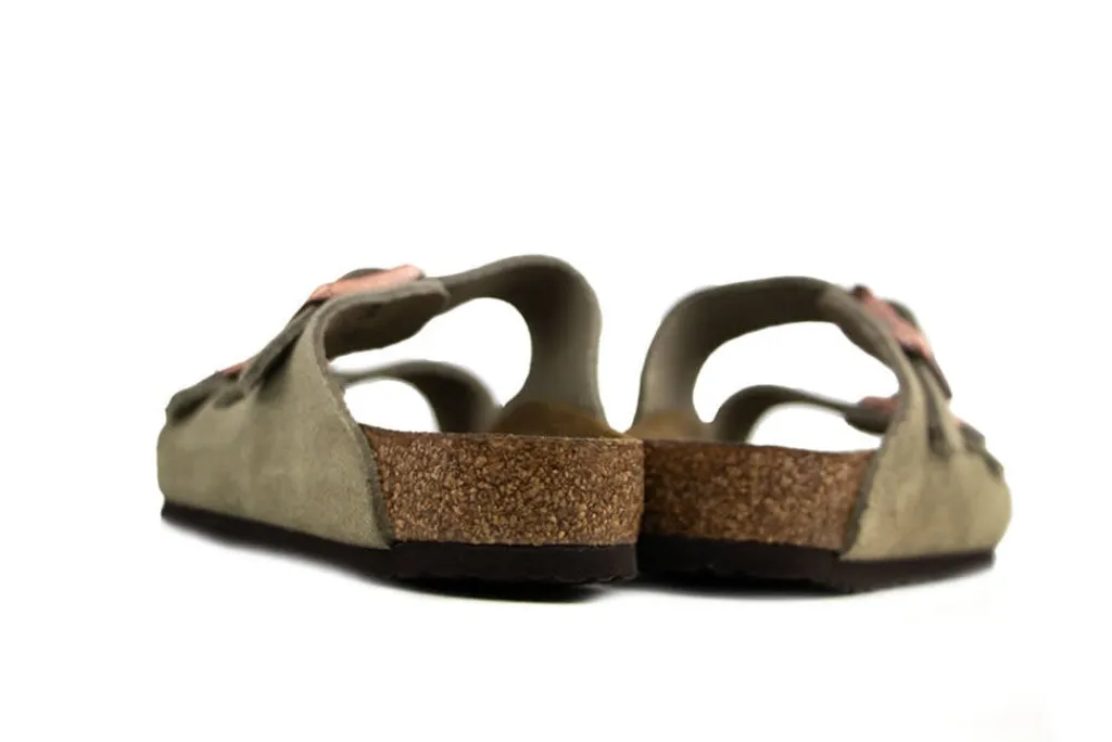 Slippers | Sandalen En Slippers^Birkenstock Arizona Taupe Suede Narrow
