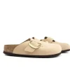 Slippers | Sandalen En Slippers^Birkenstock Boston Big Buckle Sandcastle Narrow