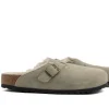 Slippers | Sandalen En Slippers^Birkenstock Boston Shearling LEVE Taupe