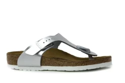 Slippers | Sandalen En Slippers^Birkenstock Gizeh Electric Metallic Silver