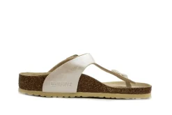 Slippers | Sandalen En Slippers^Birkenstock Gizeh Kids Graceful Pearl White Narrow