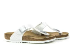 Slippers | Sandalen En Slippers^Birkenstock Gizeh Magic Snake White
