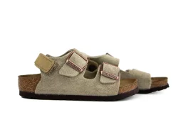 Sandalen | Sandalen En Slippers^Birkenstock Milano AS Kids Taupe Narrow
