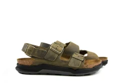 Sandalen En Slippers | Sandalen^Birkenstock Milano Crosstown Natural Faded Khaki