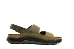 Sandalen En Slippers | Sandalen^Birkenstock Milano Crosstown Natural Faded Khaki
