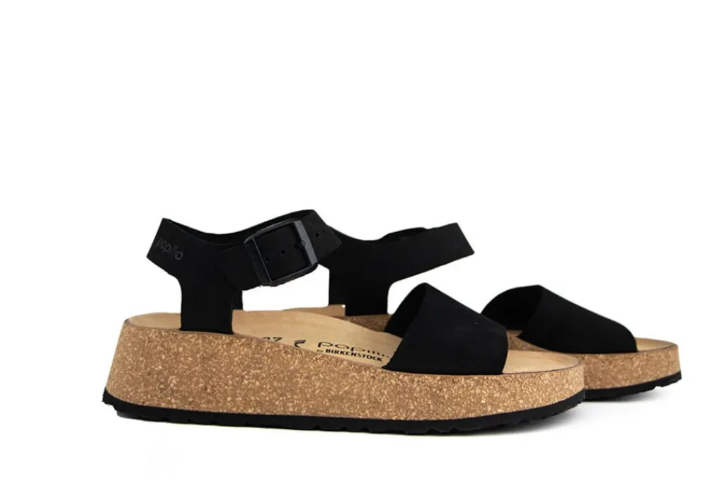Sandalen | Sandalen En Slippers^Birkenstock Papillio Glenda Nubuck Black