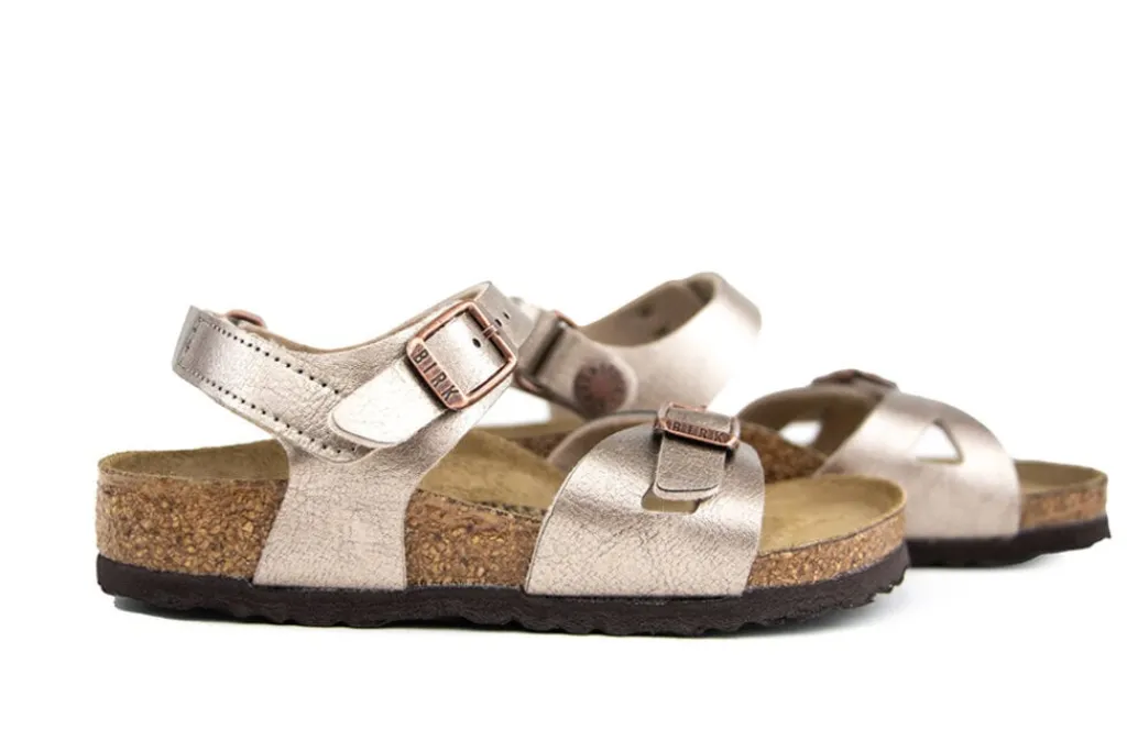 Sandalen | Sandalen En Slippers^Birkenstock Rio AS Kids Graceful Taupe Narrow