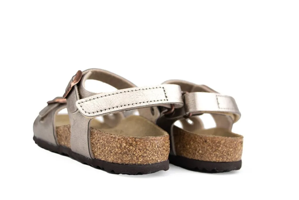 Sandalen | Sandalen En Slippers^Birkenstock Rio AS Kids Graceful Taupe Narrow