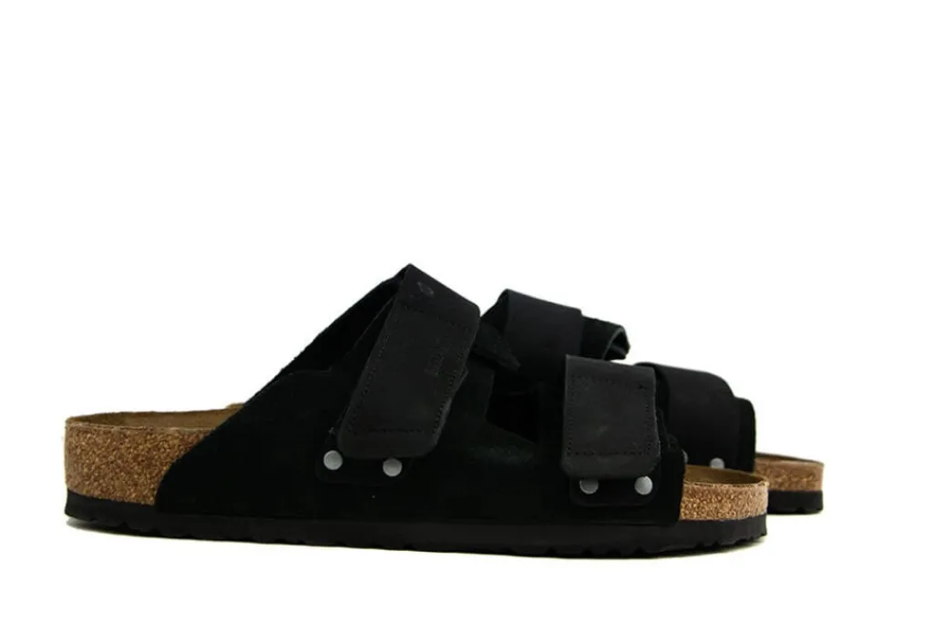 Slippers | Sandalen En Slippers^Birkenstock Uji Nubuck Suede Black