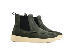 Chelsea Boots^Blackstone Chelsea Boots Green Suede