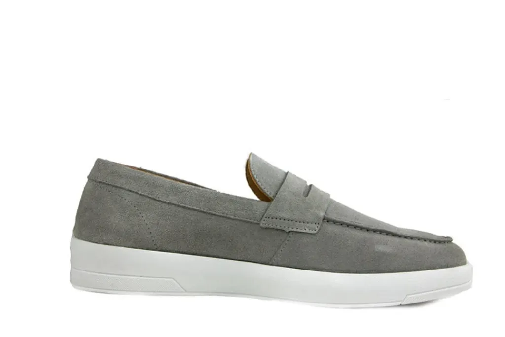Loafers / Instappers^Blackstone Loafer Enzo Ciment Suede