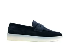 Loafers / Instappers^Blackstone Loafer Enzo Navy Suede