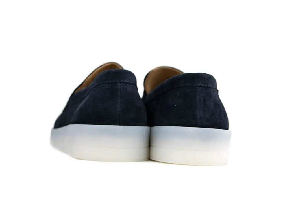 Loafers / Instappers^Blackstone Loafer Enzo Navy Suede
