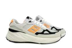 Sneakers^Blackstone Sneaker Flint Moss Light Grey Peach
