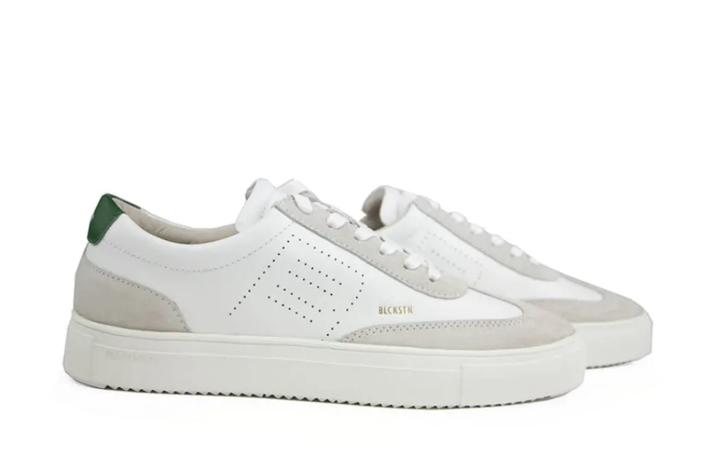 Sneakers^Blackstone Sneaker Slate Harper Perf White Green
