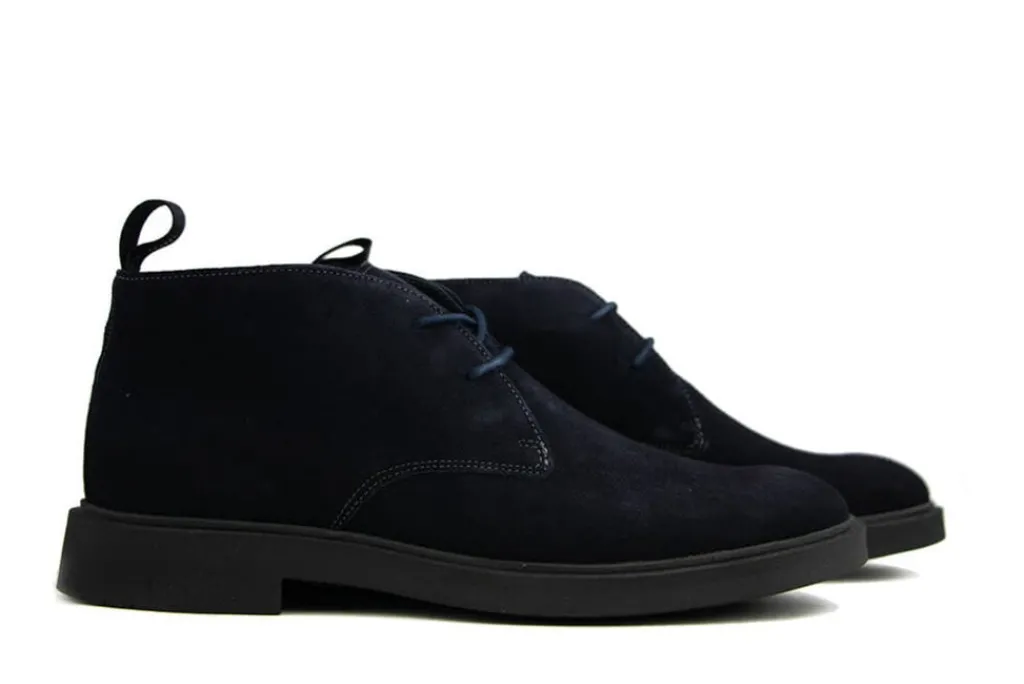 Veterboots En Bikerboot^Blackstone Veterboot Brian Navy Suede