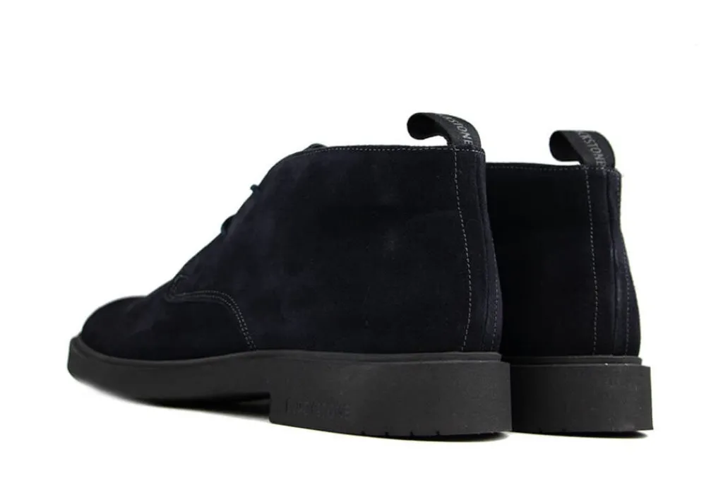 Veterboots En Bikerboot^Blackstone Veterboot Brian Navy Suede