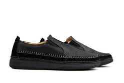 Instappers | Loafers / Instappers^Clarks Nature 5 Walk Black Combi