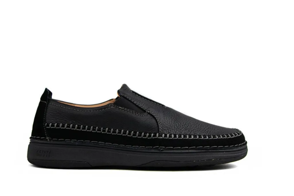 Instappers | Loafers / Instappers^Clarks Nature 5 Walk Black Combi