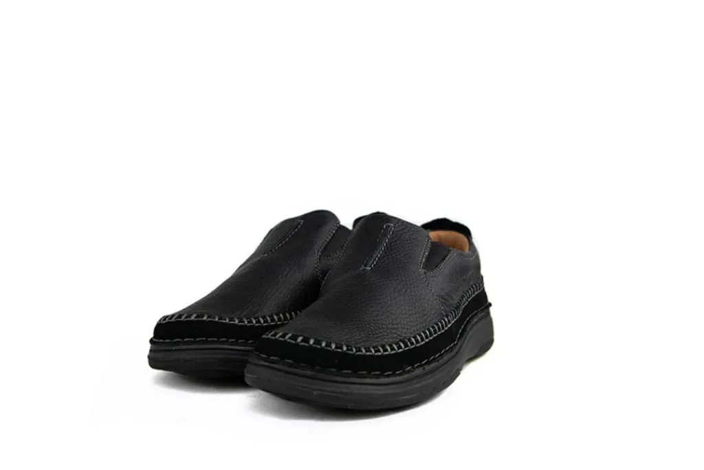 Instappers | Loafers / Instappers^Clarks Nature 5 Walk Black Combi