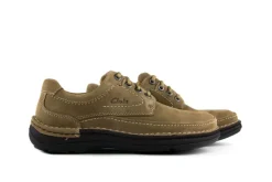 Veterschoenen^Clarks Nature Three Sand Nubuck