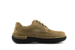 Veterschoenen^Clarks Nature Three Sand Nubuck