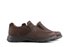 Instappers | Loafers / Instappers^Clarks Un Brawley Step Mahogany Leather