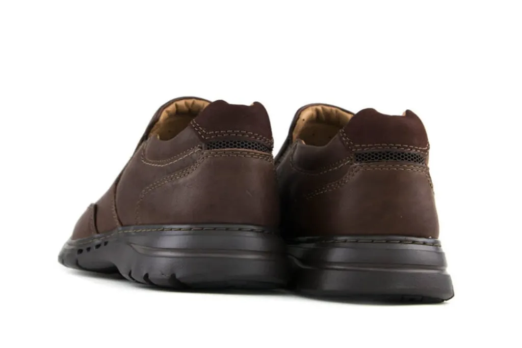 Instappers | Loafers / Instappers^Clarks Un Brawley Step Mahogany Leather
