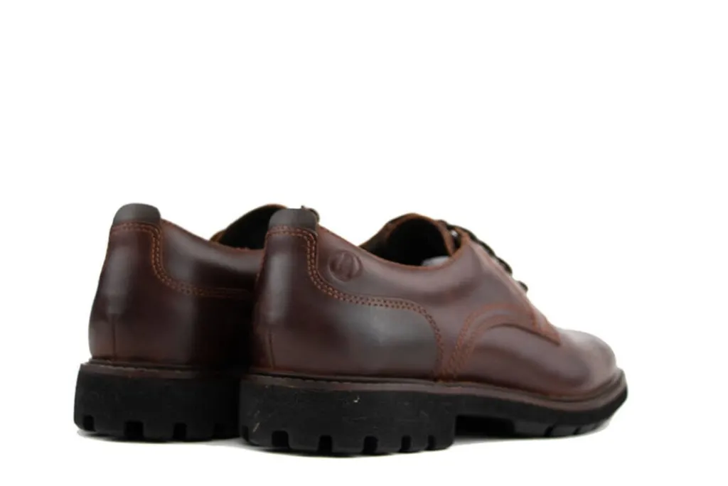 Veterschoenen^Clarks Veter Batcombe Tie Dark Tan