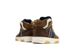 Sneakers^CLIC Hoge Sneaker Mogano Sigaro