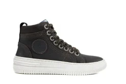 Veterschoenen^Develab Hoge Veter Dark Brown