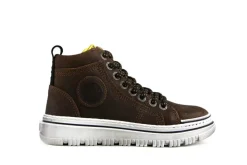 Veterschoenen^Develab Hoge Veterschoenen Cognac