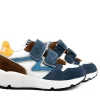 Sneakers^Develab Klittenband Sneaker Blue Combi