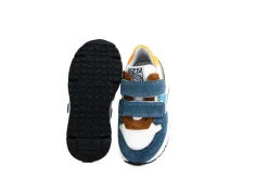Sneakers^Develab Klittenband Sneaker Blue Combi