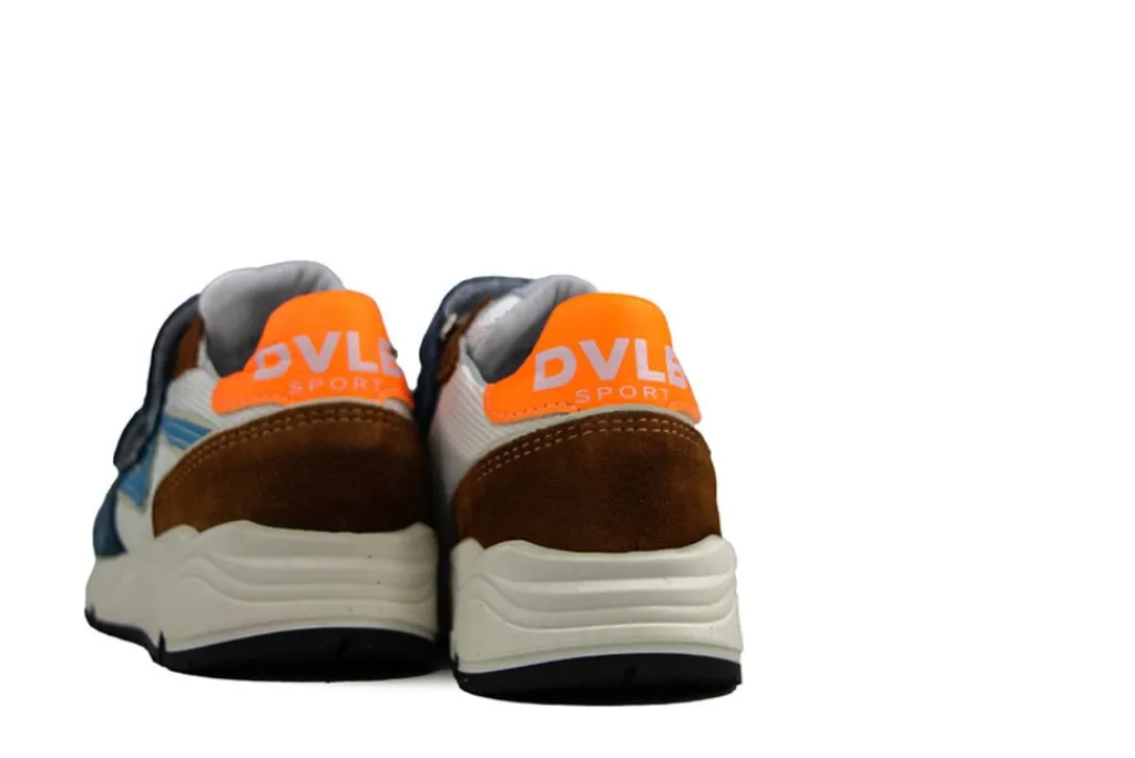 Sneakers^Develab Klittenband Sneaker Blue Combi