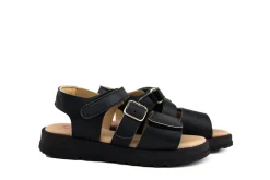 Sandalen | Sandalen En Slippers^Develab Sandaal Black Nappa