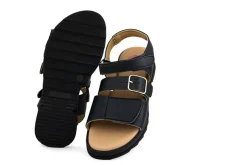Sandalen | Sandalen En Slippers^Develab Sandaal Black Nappa