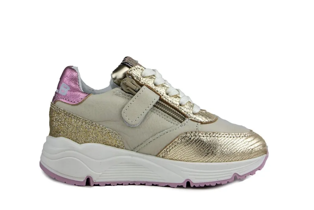 Sneakers^Develab Sneaker Gold Metallic Combi