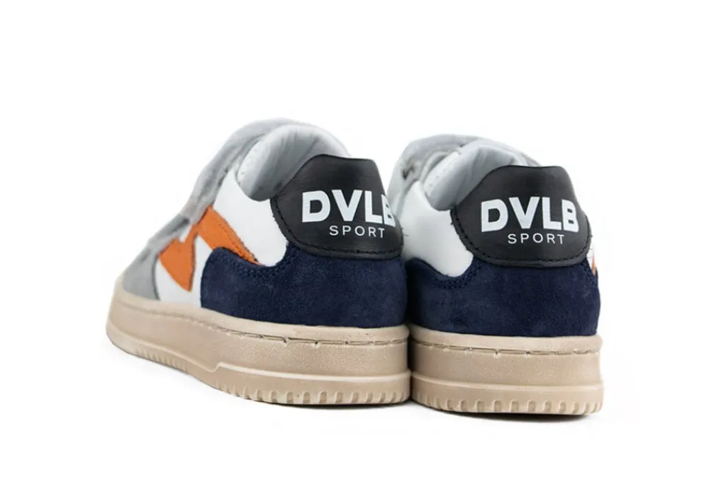 Klittenbandschoenen | Sneakers^Develab Sneaker Klittenband Orange Fantasy