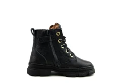 Veterboots En Bikerboots^Develab Veterboot Black Nappa