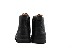 Veterboots En Bikerboots^Develab Veterboot Black Nappa
