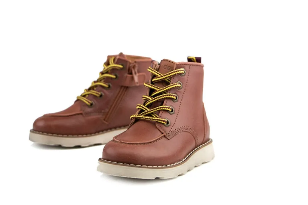 Veterboots^Develab Veterboot Cognac Grained