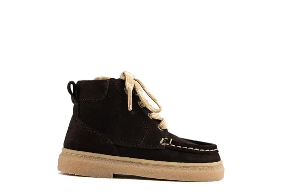 Veterboots^Develab Veterboot Dark Brown Suede