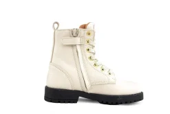 Veterboots En Bikerboots^Develab Veterboot Smiley Beige Nappa