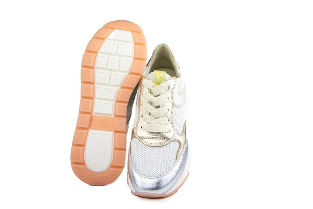 Sneakers^DL-Sport DL Sport Sneaker Doha Argento Chic Bianco