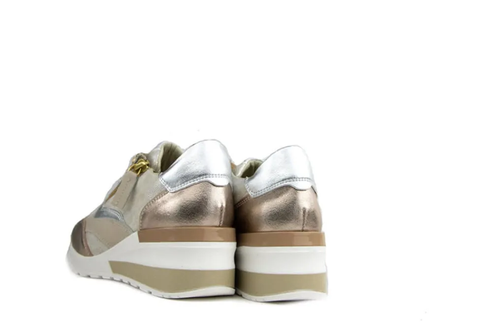 Sneakers^DL-Sport DL Sport Sneaker Marsala Platino Frisa