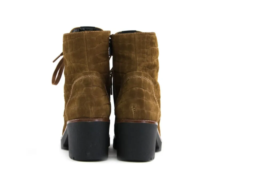 Veterboots En Bikerboots^DL-Sport DL Sport Veterboot Cocco Cuoio