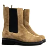 Enkellaarzen | Wijdte H^Durea Chelsea Boots Bruin Suede H-leest