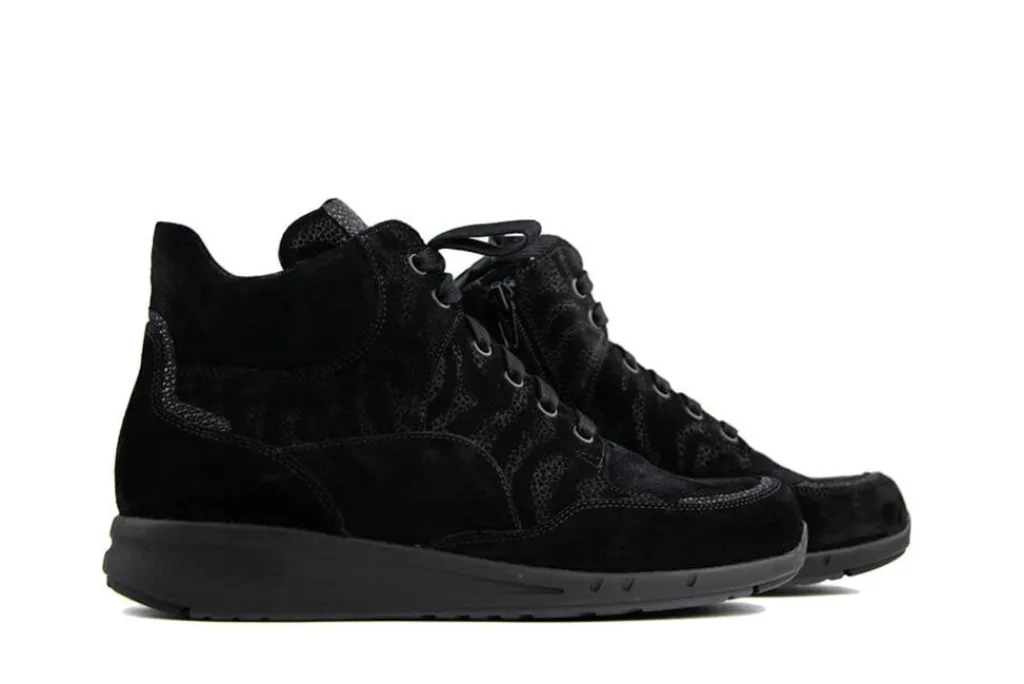 Sneakers | Wijdte K^Durea Hoge Sneaker Zwart K-leest