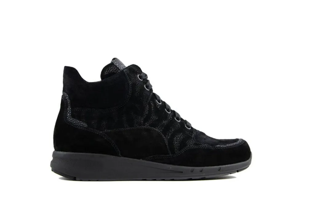 Sneakers | Wijdte K^Durea Hoge Sneaker Zwart K-leest